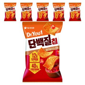 닥터유 단백질칩 칠리살사소스맛, 60g, 6개