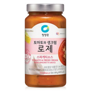 청정원 로제 스파게티소스, 600g, 1개