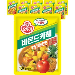 오뚜기 바몬드 카레 골드 약간매운맛 과립형