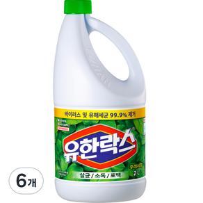 유한락스 후레쉬, 2L, 6개