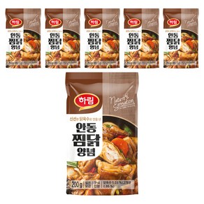 하림 안동찜닭 양념, 200g, 6개