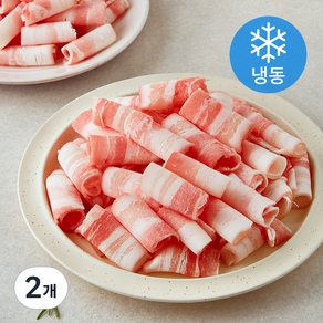 미트코리아 쫀득 돌돌이 오겹살 구이용 (냉동), 700g, 2개