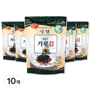 지도표성경 재래식 가루김, 70g, 10개