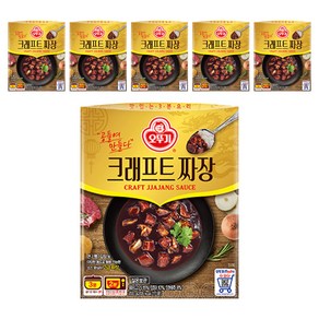 오뚜기 크래프트 짜장, 6개, 200g