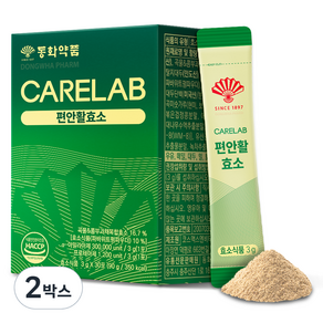 동화약품 케어랩 부채표 편안활효소 30p, 2박스, 90g