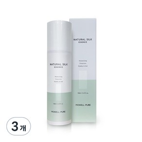 모웰 퓨어 내츄럴 실크 헤어에센스, 150ml, 3개