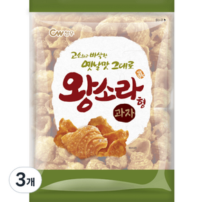 청우 왕소라형과자, 120g, 3개