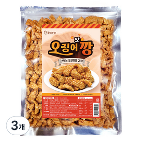 해야미 매콤 달콤 오징어 맛깡, 400g, 3개