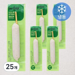 맛있는 닭가슴살 청양고추 소시지 꼬치 (냉동), 70g, 25개