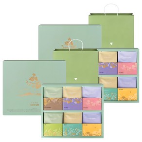 일상다완 쌍계명차 지리산 다향 세트 + 쇼핑백, 티백 6종 x 5p, 2세트