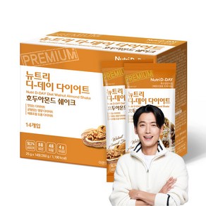 뉴트리디데이 다이어트 쉐이크 호두아몬드 14p, 25g, 1개