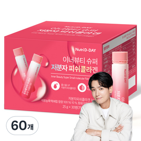 뉴트리디데이 이너뷰티 슈퍼 저분자 피쉬콜라겐 앰플 25g, 60개