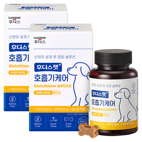 후디스펫 강아지 영양제, 호흡기/기관지, 2개