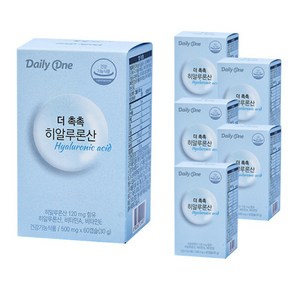 데일리원 더 촉촉 히알루론산 30g, 60정, 6개