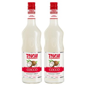 토스키 코코넛 시럽, 1L, 2개