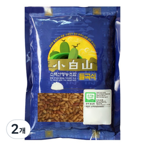 소백산영농조합 유기농 찰홍미, 500g, 2개