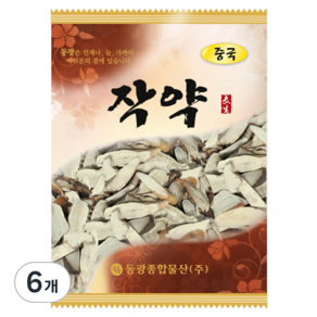 동광종합물산 작약, 100g, 6개