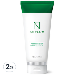 코리아나 앰플엔퓨리파잉샷크림클렌저, 150ml, 2개