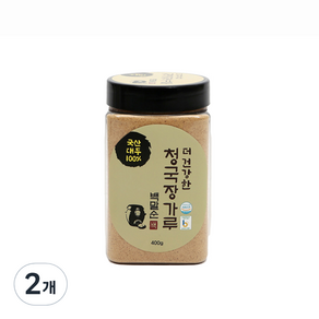 백말순등겨장 더 건강한 청국장 가루, 2개, 400g