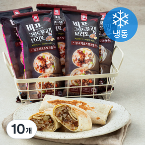 천일냉동 비프 그릴드 불고기 브리또 (냉동), 120g, 10개