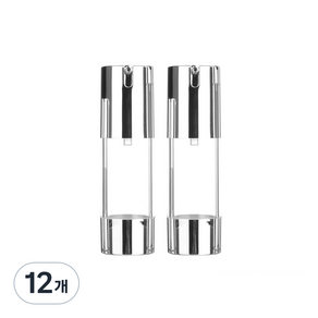 NO캡 실버 진공에센스 용기 30ml, 12개