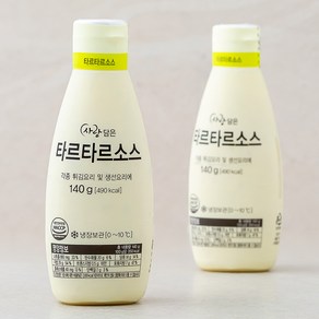 사랑과정성 사랑담은 타르타르소스, 140g, 2개