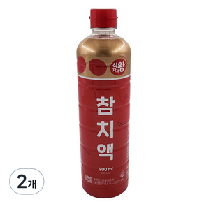 식자재왕 참치액, 900ml, 2개