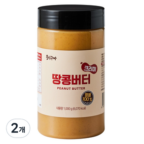 꿀이구마 땅콩버터 크리미, 2개, 1kg