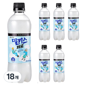 밀키스 제로, 500ml, 18개