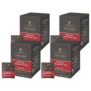 테일러오브헤로게이트_잉글리쉬블랙퍼스트, 2.5g, 20개입, 4개
