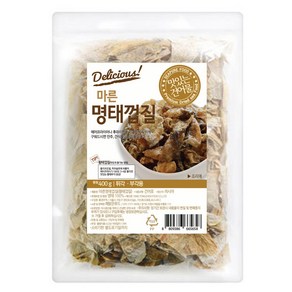 해맑은푸드 마른명태껍질, 400g, 1개