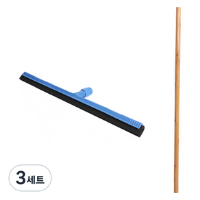 크린메이트 이중 스펀지 바닥 물기 제거 스퀴지 세트, 3세트