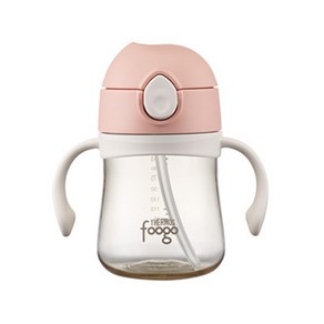 푸고 프리미엄 뉴트럴 시리즈 유아용 PPSU 빨대컵 280ml, 1개, 뉴트럴핑크