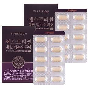 뉴오리진 에스트리션 유한 백수오 퓨어 60정, 2개, 54g
