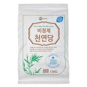 oco 비정제 천연당, 1개, 15kg