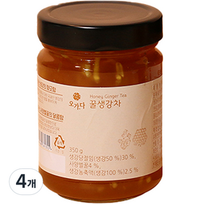 오가다 꿀생강차, 350g, 1개입, 4개