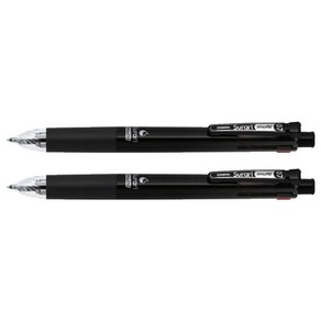 제브라 스라리 멀티펜 B4SA11 0.7mm, 블랙, 2개