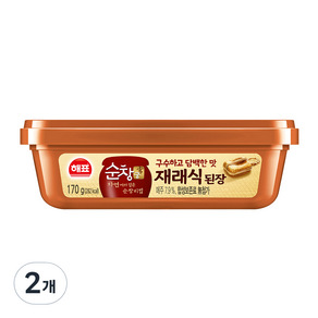 순창궁 재래식 된장, 2개, 170g