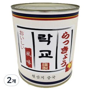 토호식품 락교 캔, 3kg, 2개