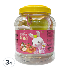 스낵킹 주시팡 프링 컵젤리, 1.02kg, 3개