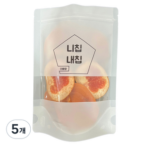 니칩내칩 건조 자몽 껍질, 60g, 5개