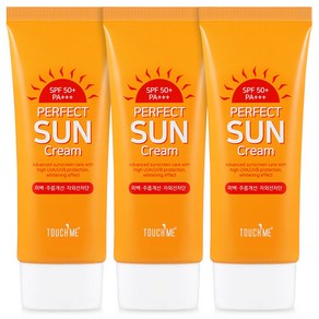 터치미 퍼펙트 선크림 SPF50+ PA+++, 60ml, 3개