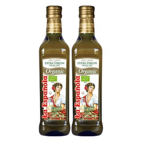 에스파놀라 유기농 엑스트라버진 올리브유, 500ml, 2개