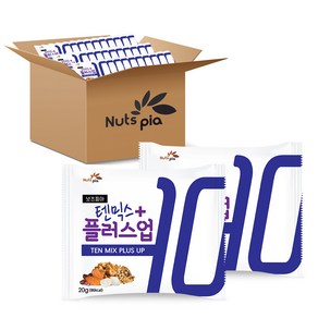 넛츠피아 텐믹스 플러스업 혼합견과 2kg, 100개