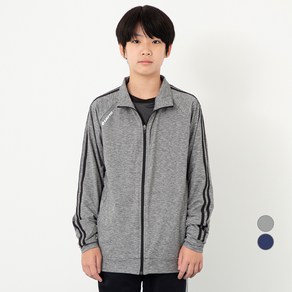 로또 주니어 폴리스판 겉피치 하이넥 집업 GREY XL