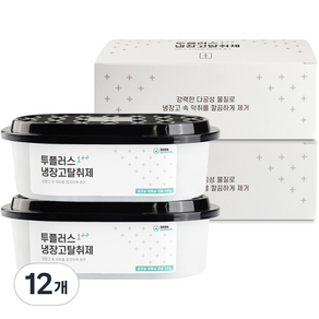 소다스쿨 투플러스 냉장고 탈취제 본품, 300g, 12개