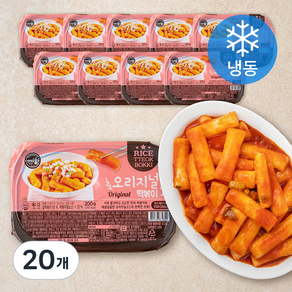 쿠즈락앳홈 오리지널 떡볶이 (냉동), 200g, 20개