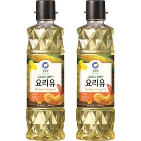 청정원 요리유 식용유, 900ml, 2개