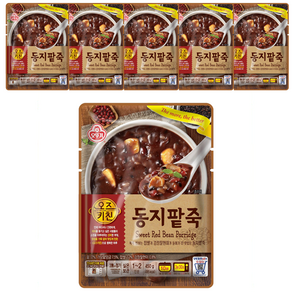 오뚜기 오즈키친 동지팥죽 450g, 6개