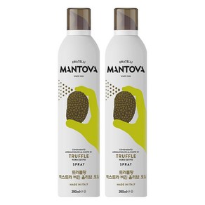 만토바 트러플향 엑스트라버진 올리브오일 스프레이, 200ml, 2개